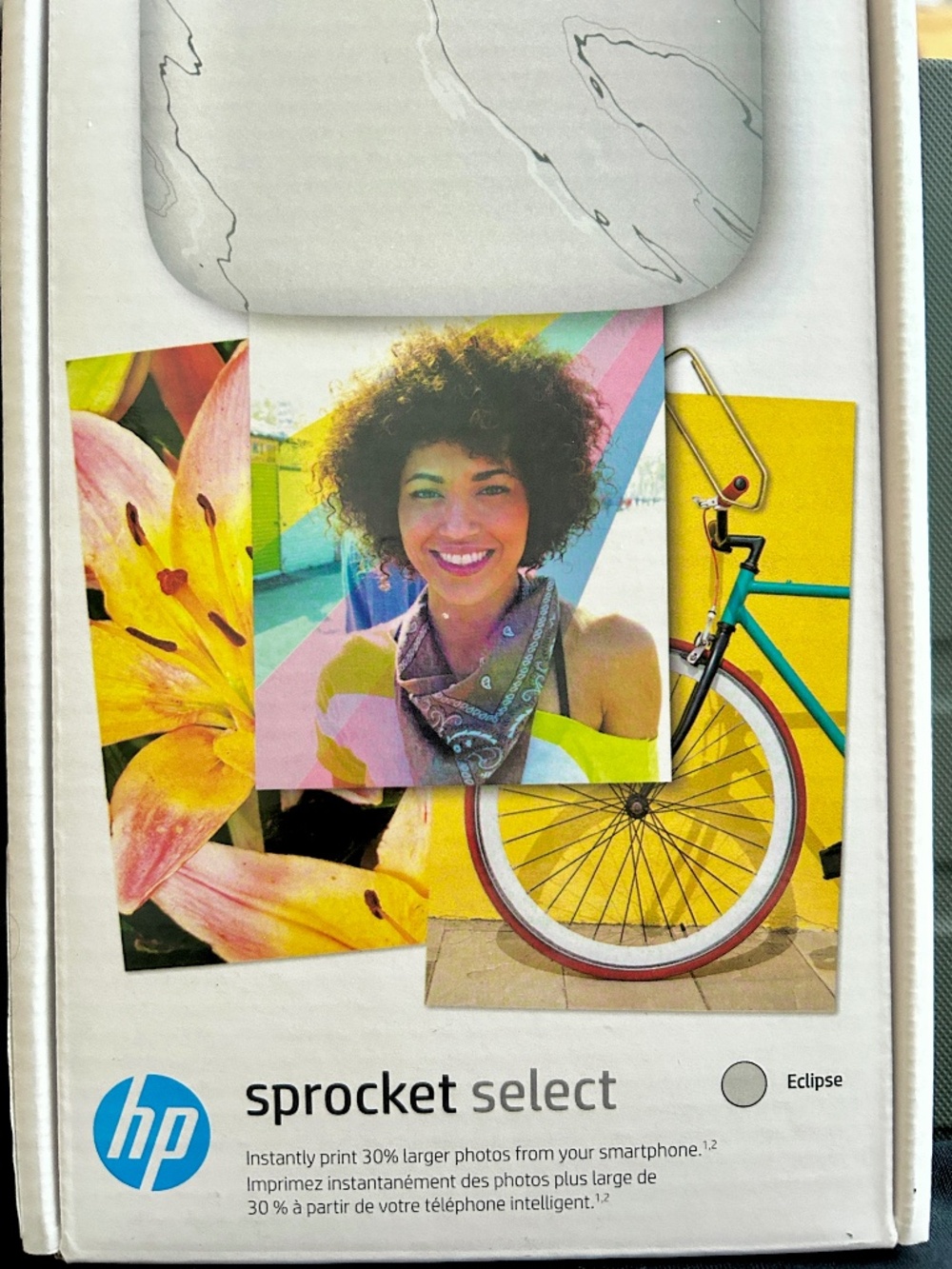 HP Sprocket Select Instant Photo Printer, New In Box, Unopened, 2.3”x3.4” prints